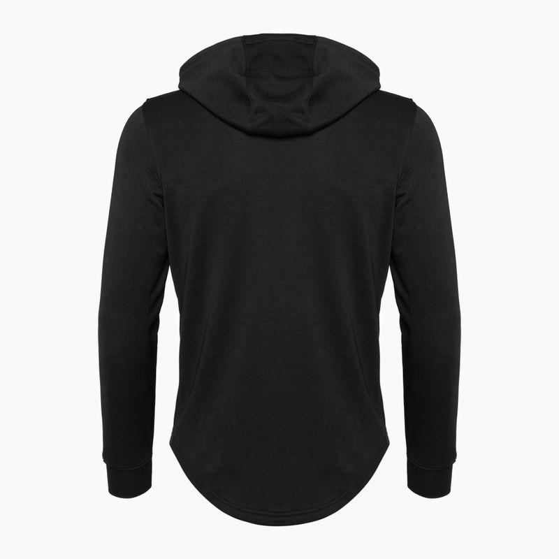 Férfi melegítőfelső Under Armour Rival Terry Graphic Hood black/castlerock 2