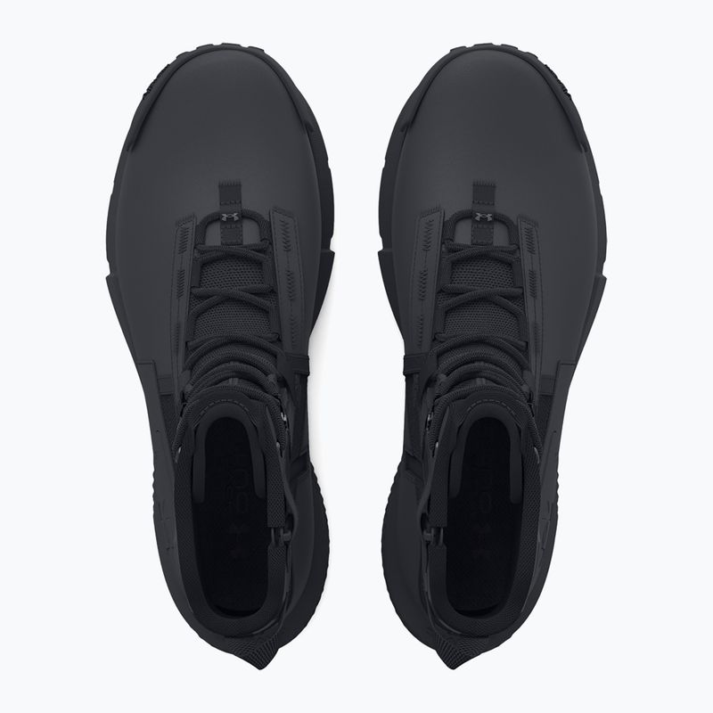Férfi Under Armour Charged Valsetz vízálló cipzáras taktikai csizma fekete/fekete/jet szürke 11
