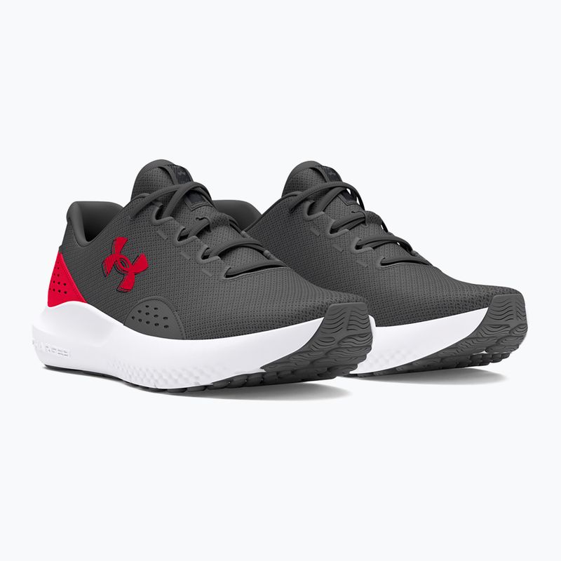 Férfi futócipő Under Armour Charged Surge 4 castlerock/red/red 3