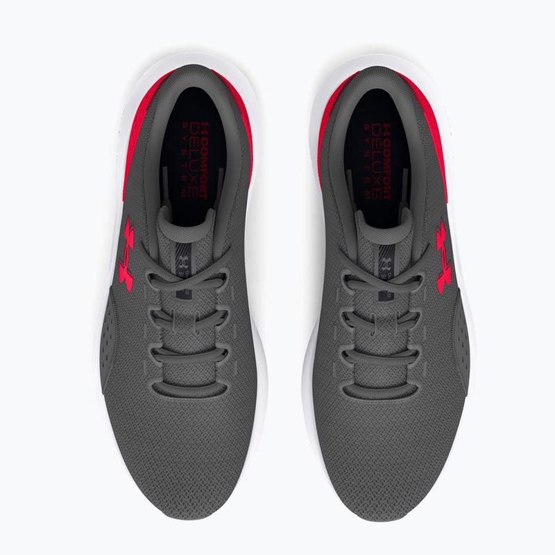 Férfi futócipő Under Armour Charged Surge 4 castlerock/red/red 5
