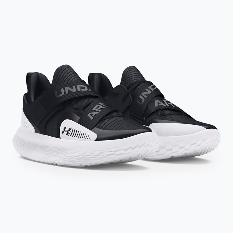 Under Armour Flow Futr X 4 fekete/fehér/fekete kosárlabda cipő 3