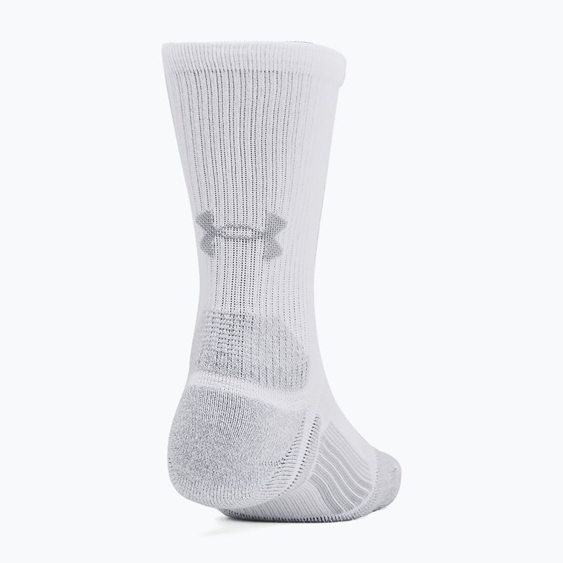 Zokni Under Armour Perf Tech Pro 3 Pack Crew white/white/mod gray 3