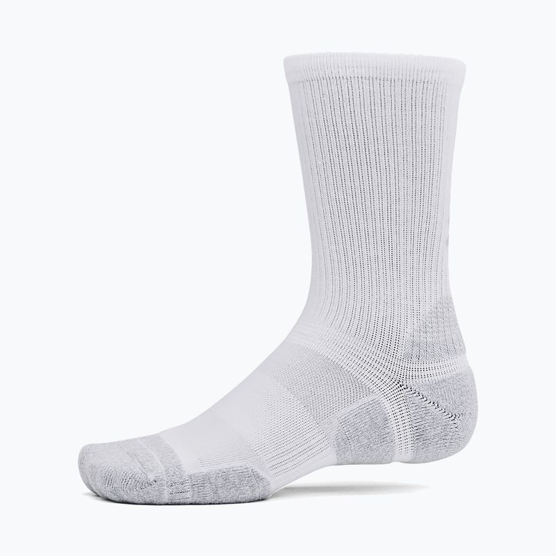Zokni Under Armour Perf Tech Pro 3 Pack Crew white/white/mod gray 4