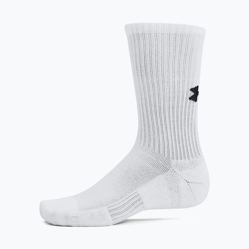 Zoknik Under Armour Training Cotton Crew 3 pár white/white/black 3