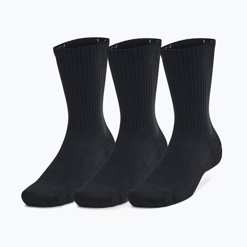 Zoknik Under Armour Training Cotton Crew 3 pár black/black/white