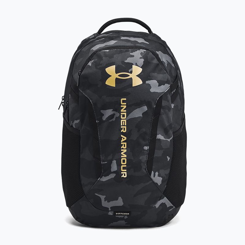 Városi hátizsák Under Armour Hustle 6.0 29 l black/black/metallic gold