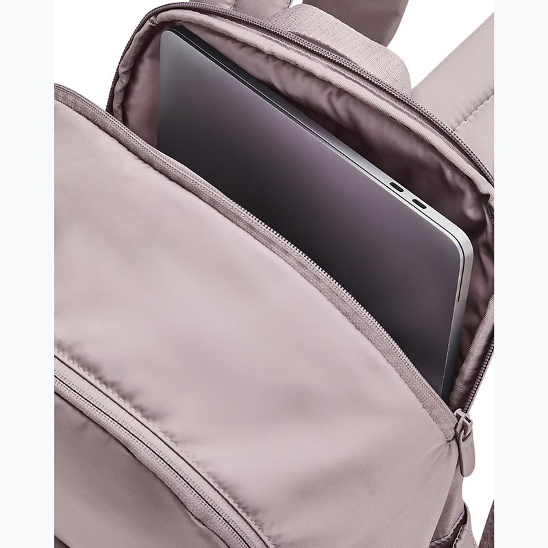 Női hátizsák Under Armour Studio Campus BP tetra grey / tetra grey / metallic rose gold 3