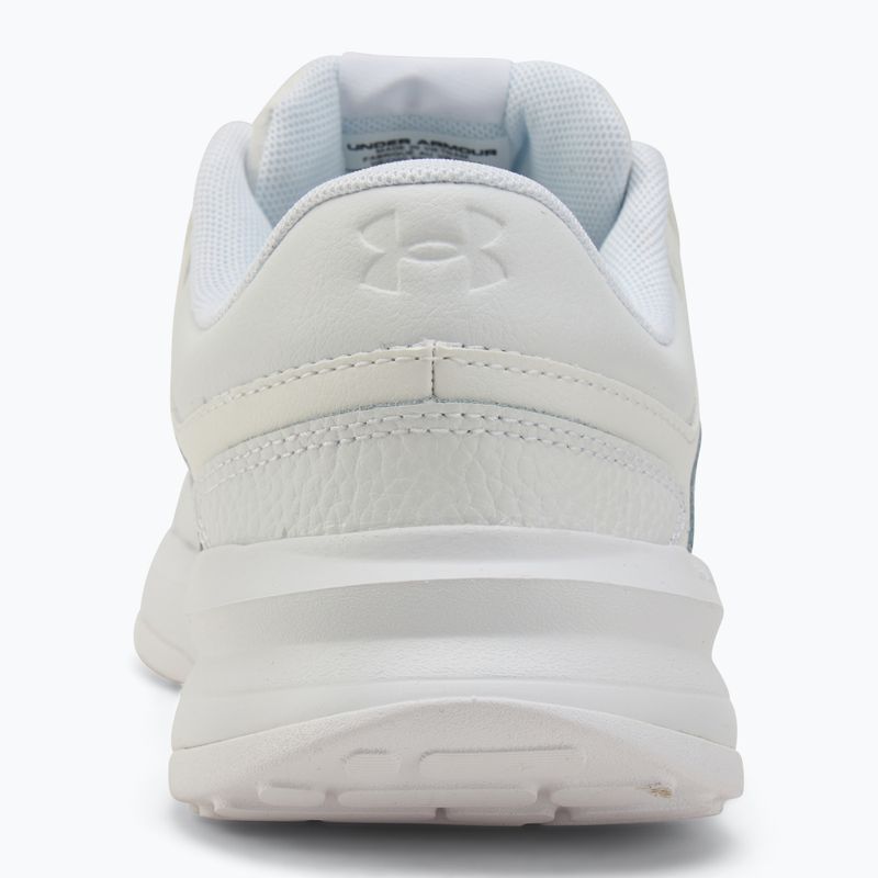 Under Armour Edge Leather fehér/fehér/halószürke férfi edzőcipő 6
