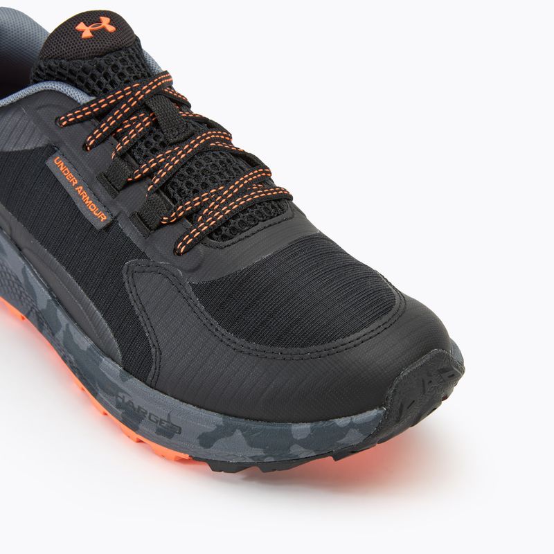Under Armour Charged Bandit Trail 3 férfi futócipő fekete/fekete/narancs blast 7