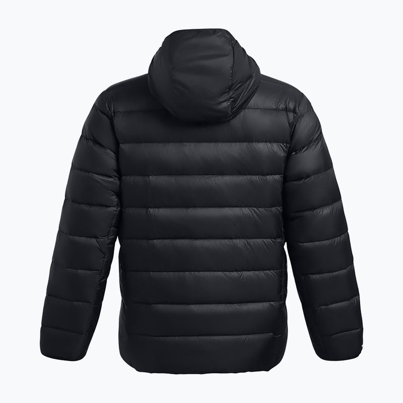 Férfi kabát Under Armour Legend Down Hooded black/black/white 2
