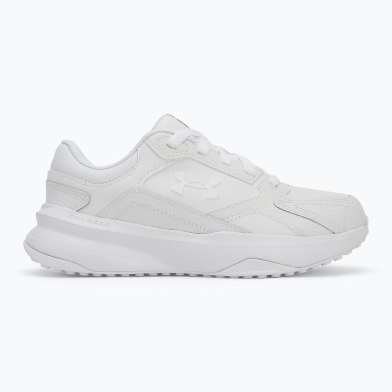 Under Armour Edge Leather fehér/fehér/fehér női edzőcipő 2