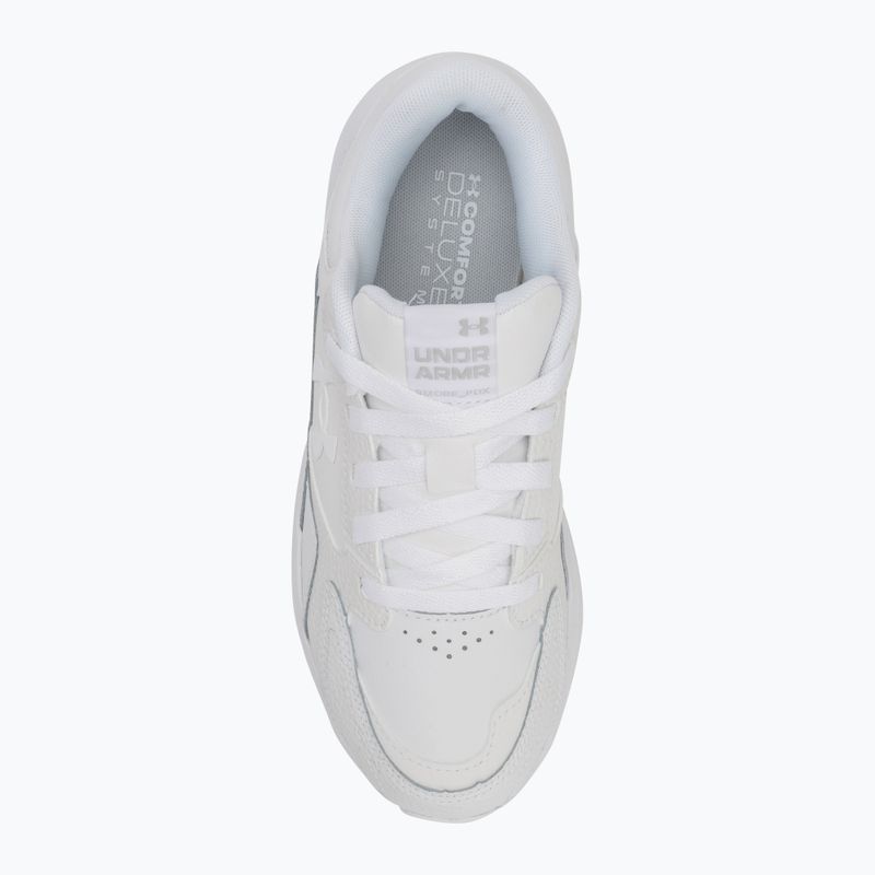 Under Armour Edge Leather fehér/fehér/fehér női edzőcipő 5