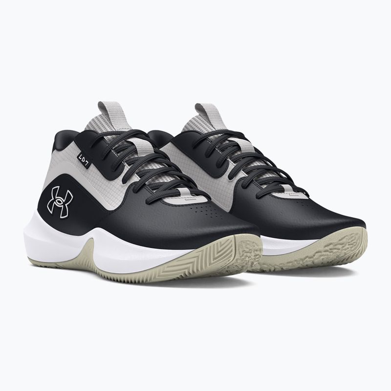 Under Armour Lockdown 7 fekete/silt/távoli szürke kosárlabda cipő