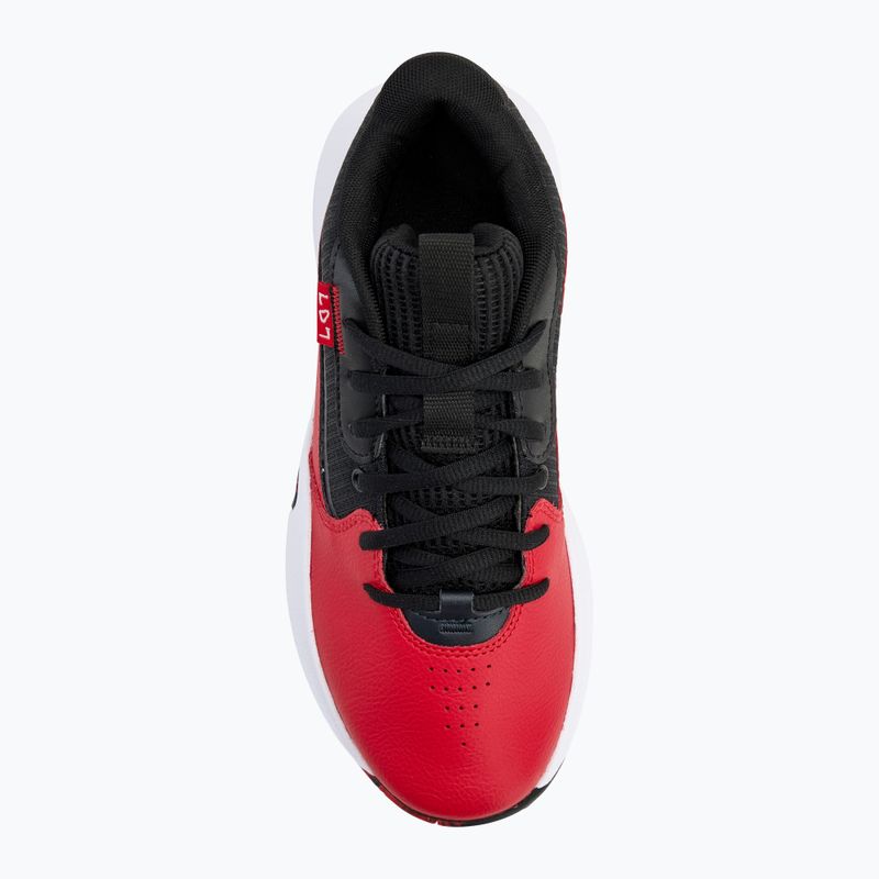 Under Armour GS Lockdown 7 piros/fekete/fehér gyermek kosárlabda cipő 5