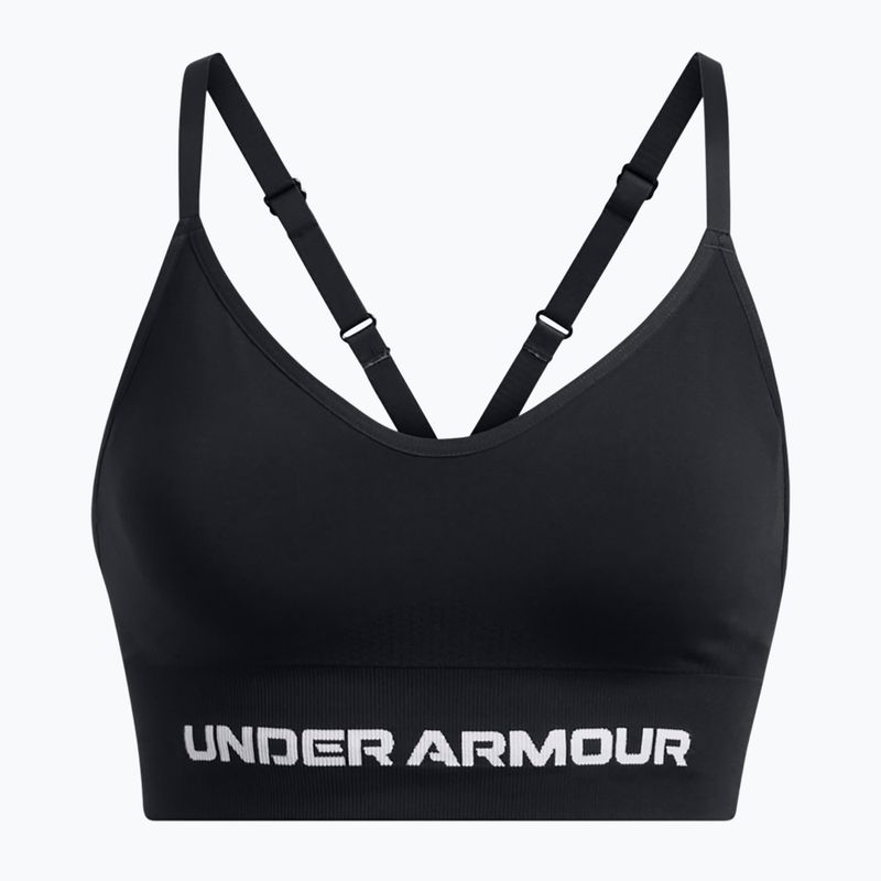 Under Armour Vanish Seamless Low edzőmelltartó fekete / fehér 4