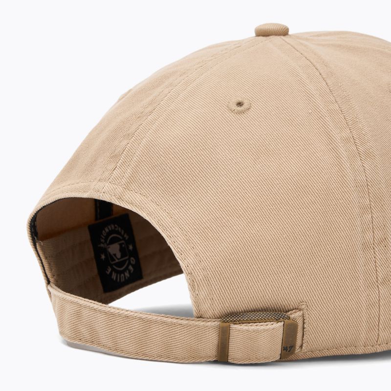 47 Brand MLB New York Yankees CLEAN UP W/No Loop Label khaki baseball sapka 4