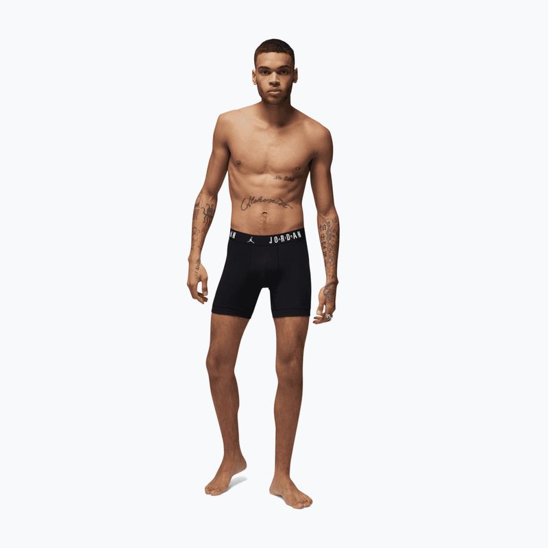 Férfi boxer nadrág  Jordan JHM Flight Cotton Core 3 pairs black 8