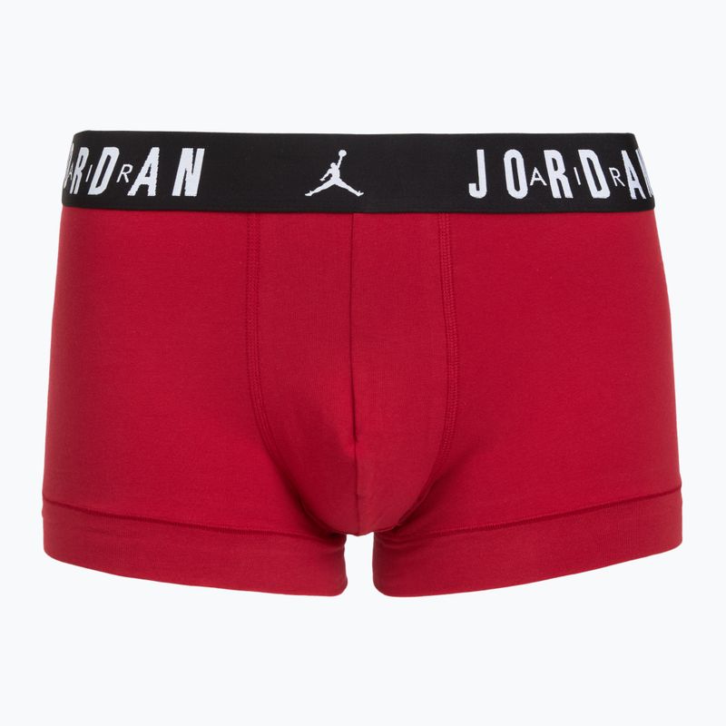Férfi boxeralsó Nike Jrdan JHM Flight Cotton Trunk 3 pairs gym red/black 6