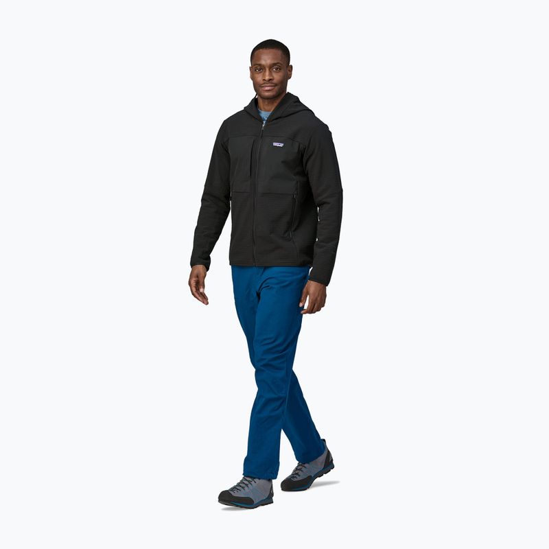 Férfi Patagonia R2 TechFace Hoody softshell dzseki fekete 2