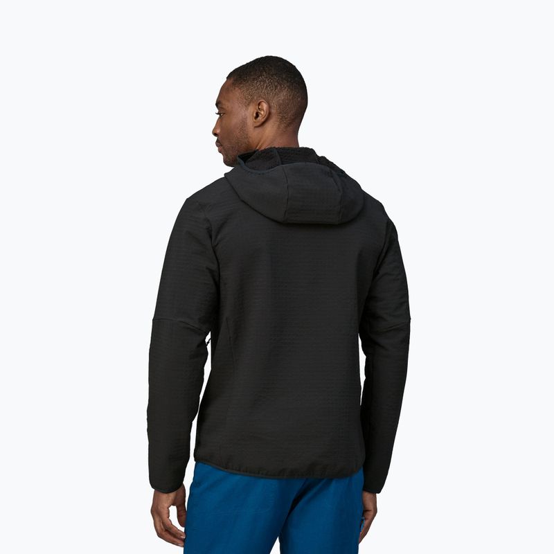 Férfi Patagonia R2 TechFace Hoody softshell dzseki fekete 3