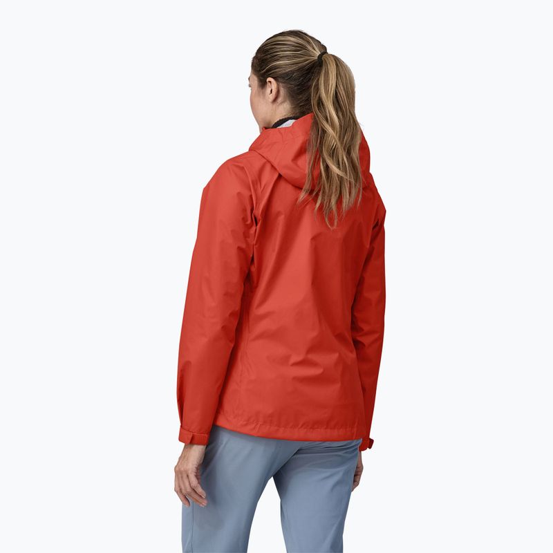 Női esőkabát Patagonia Torrentshell 3L Rain pimento red 2
