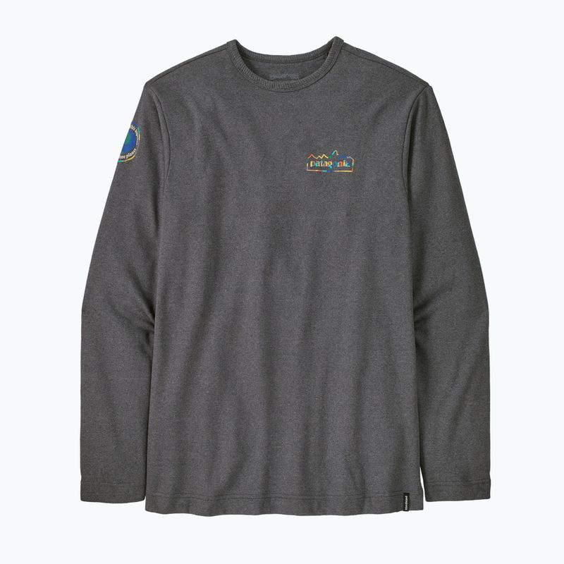 Férfi Patagonia Lightweight Unity Fitz Wildrise Crew pulóver tinta fekete 3
