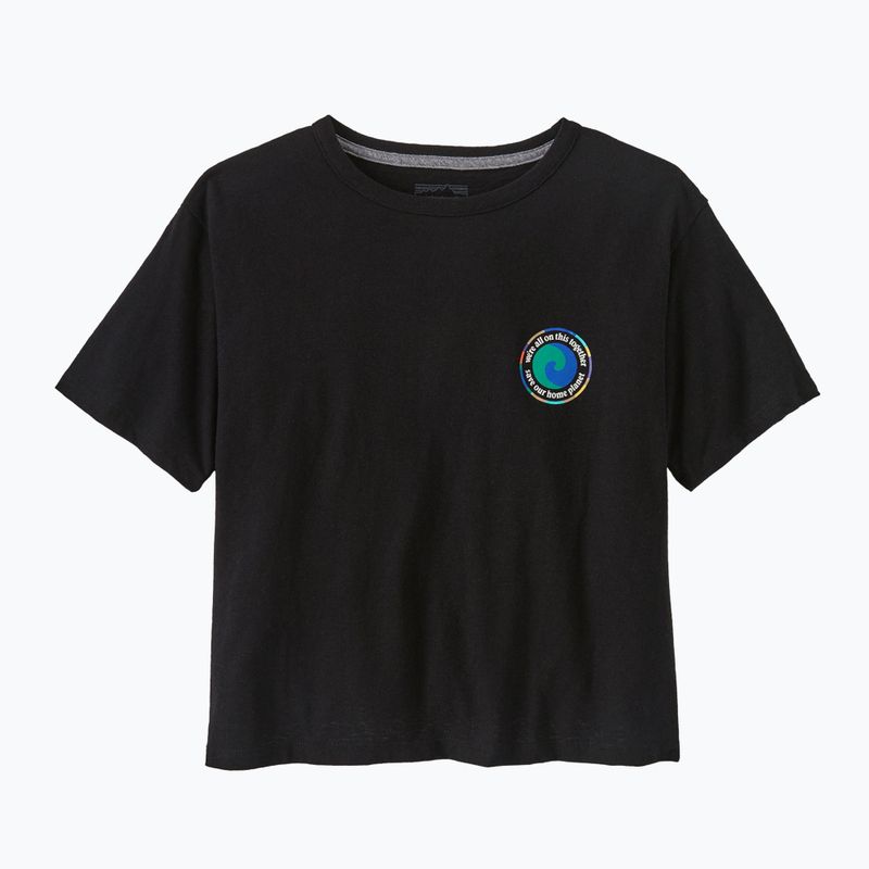 Női Patagonia Unity Fitz Easy Cut T-shirt Responsibili tinta fekete 3