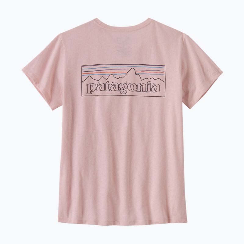 Női trekking póló Patagonia P-6 Logo Responsibili-Tee whisker pink 4