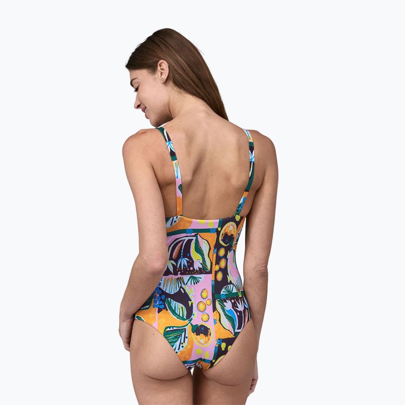Egyrészes fürdőruha Patagonia Sunny Tide Swimsuit ilsand seeds / milkweed mauve 3