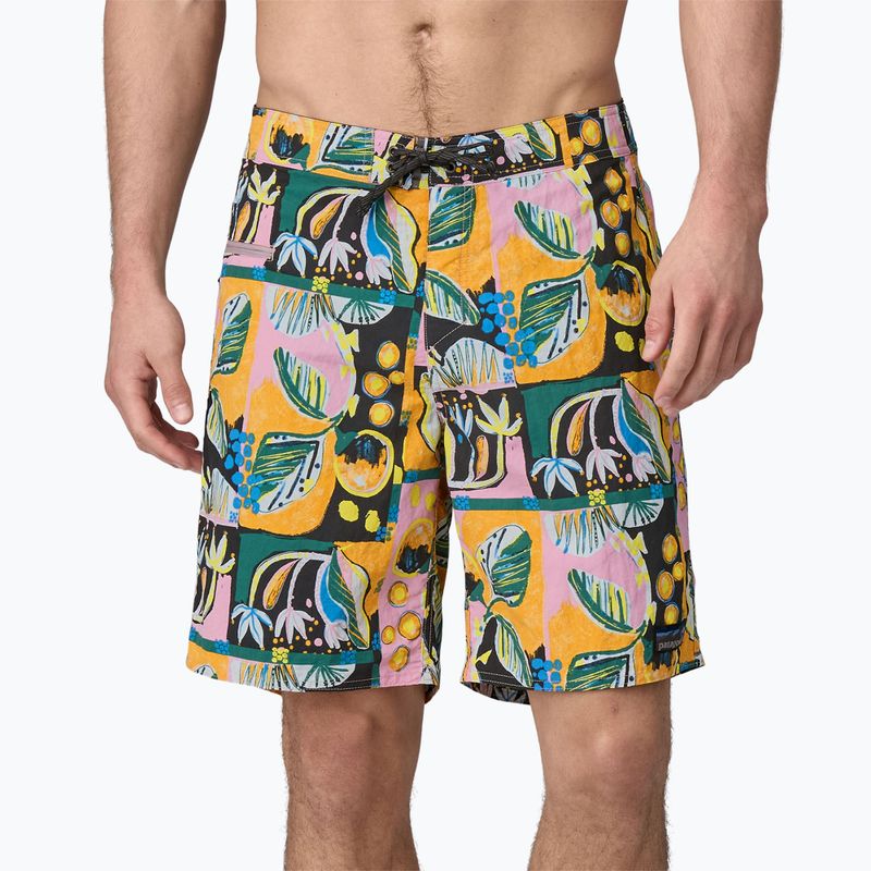 Férfi fürdősort Patagonia Wavefarer Boardshorts island seeds/milkweed mauve
