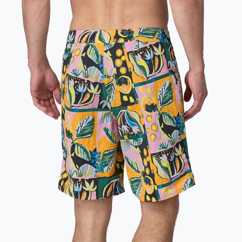 Férfi fürdősort Patagonia Wavefarer Boardshorts island seeds/milkweed mauve 2