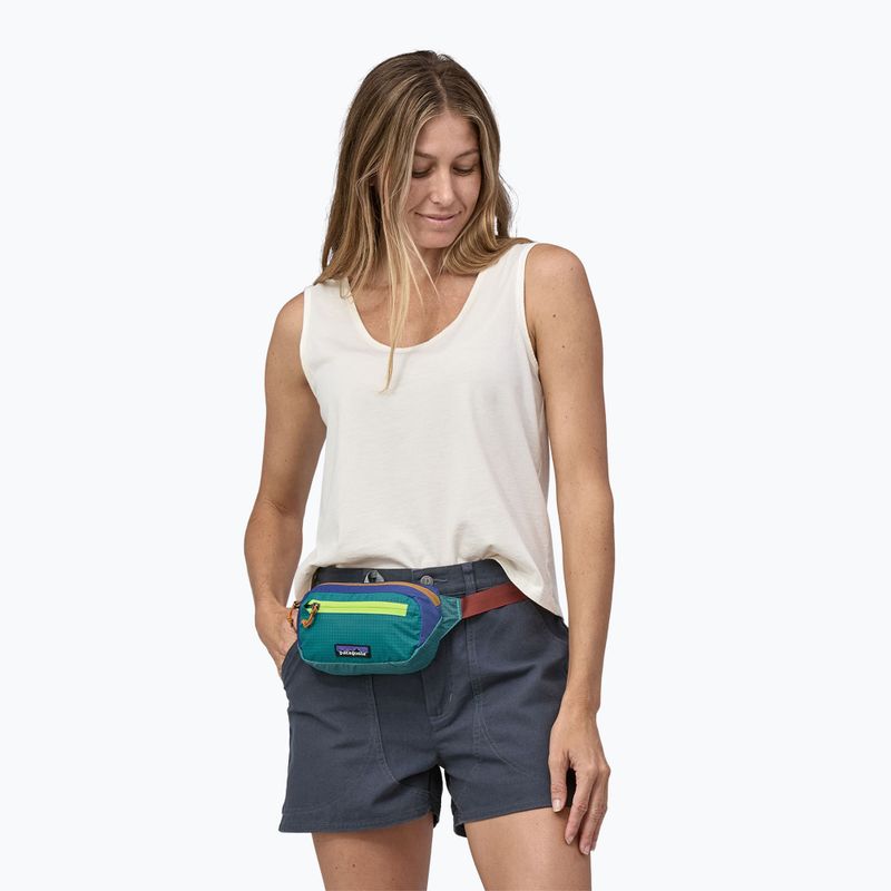 Övtáska Patagonia Ultralight Black Hole Mini Hip Pack 1 l patchwork/subtidal blue 3