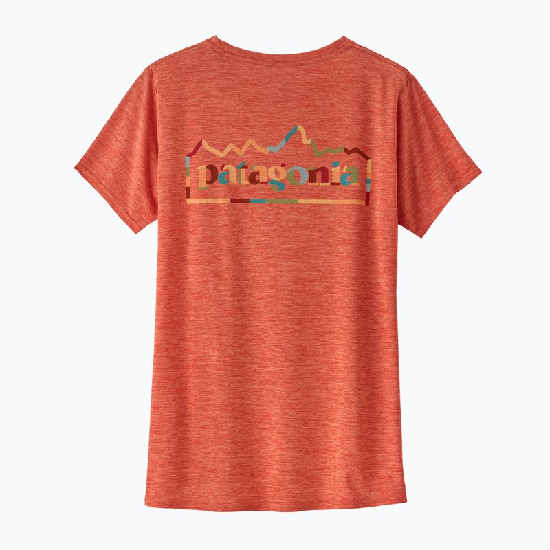 Női póló Patagonia Cap Cool Daily Graphic Shirt unity fitz/pimento red x-dye 4