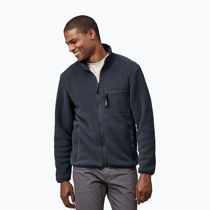 Patagonia férfi fleece pulóver Synch smolder kék