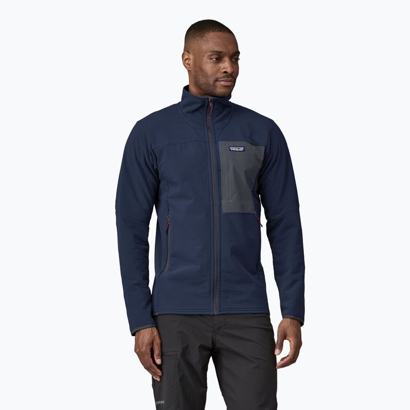 Férfi Patagonia R2 TechFace softshell dzseki új navy