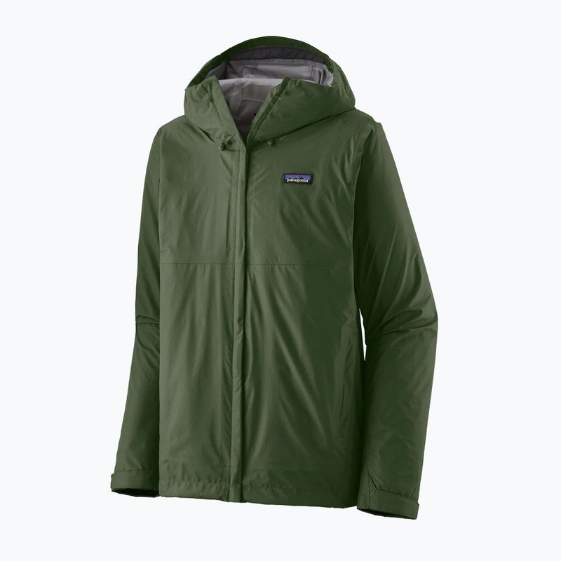 Férfi Patagonia Torrentshell 3L Rain torrey pine zöld esőkabát 3