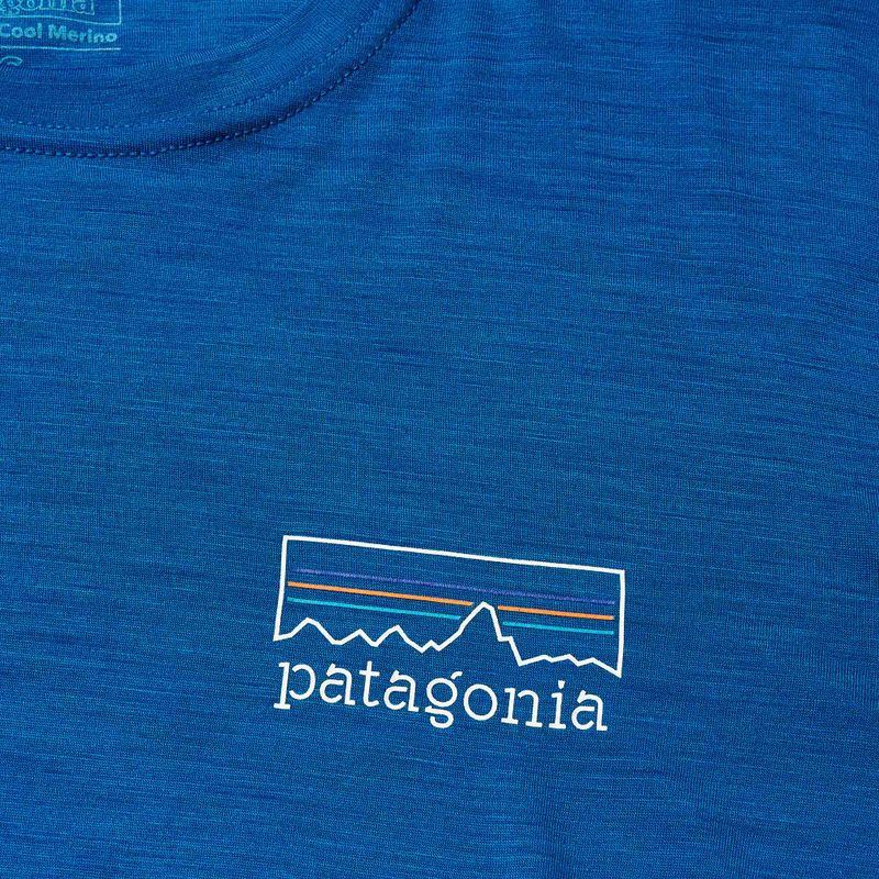 Női Patagonia Cap Cool Merino Blend Longsleeve Graphic fitz roy strata/endless blue fitz roy fitz roy strata/endless blue 5