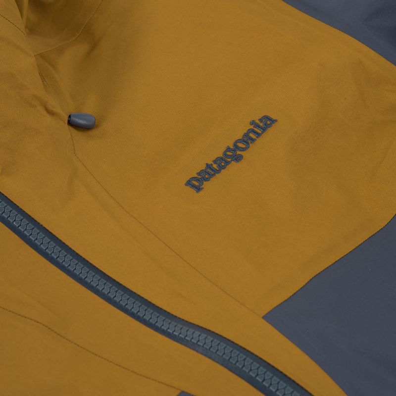 Férfi Patagonia Super Free Alpine raptor barna esőkabát 3