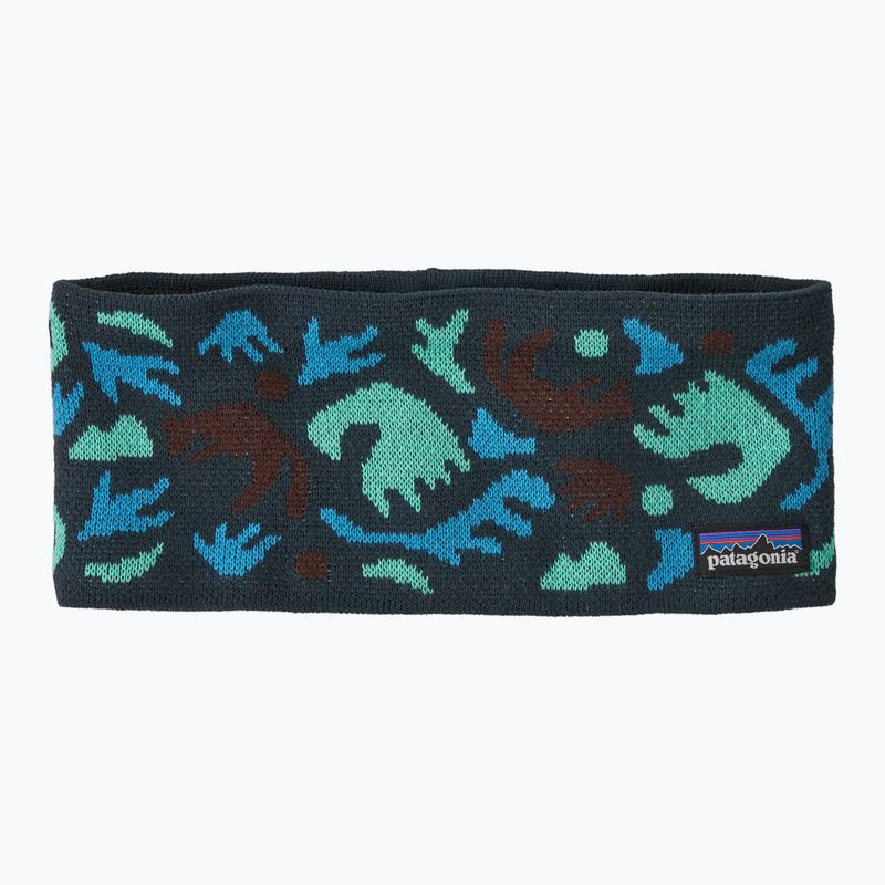 Női fejpánt Patagonia Powder Town across oceans/ smolder blue