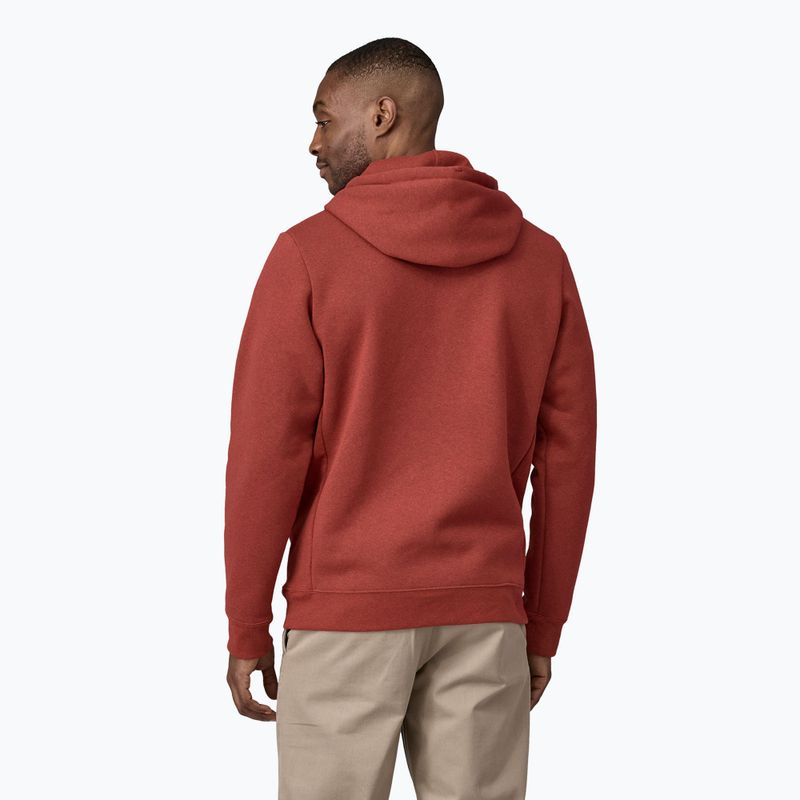 Férfi pulóver Patagonia '73 Skyline Uprisal Hoody burnished red 2