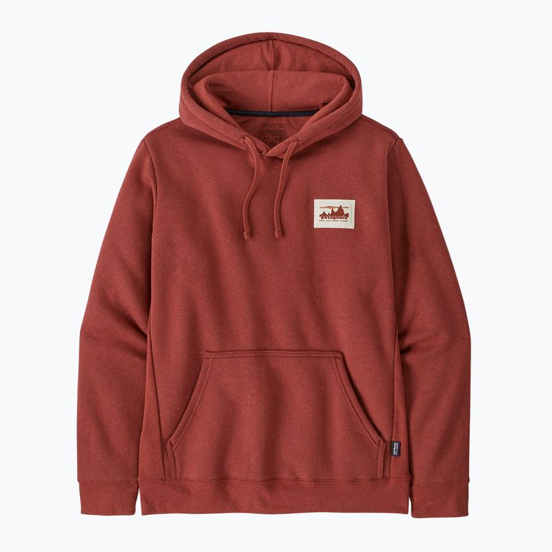 Férfi pulóver Patagonia '73 Skyline Uprisal Hoody burnished red 3