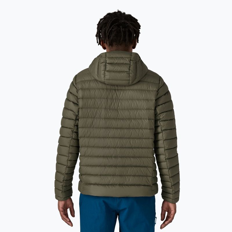 Férfi pehelykabát Patagonia Down Sweater Hoody pine needle green 2