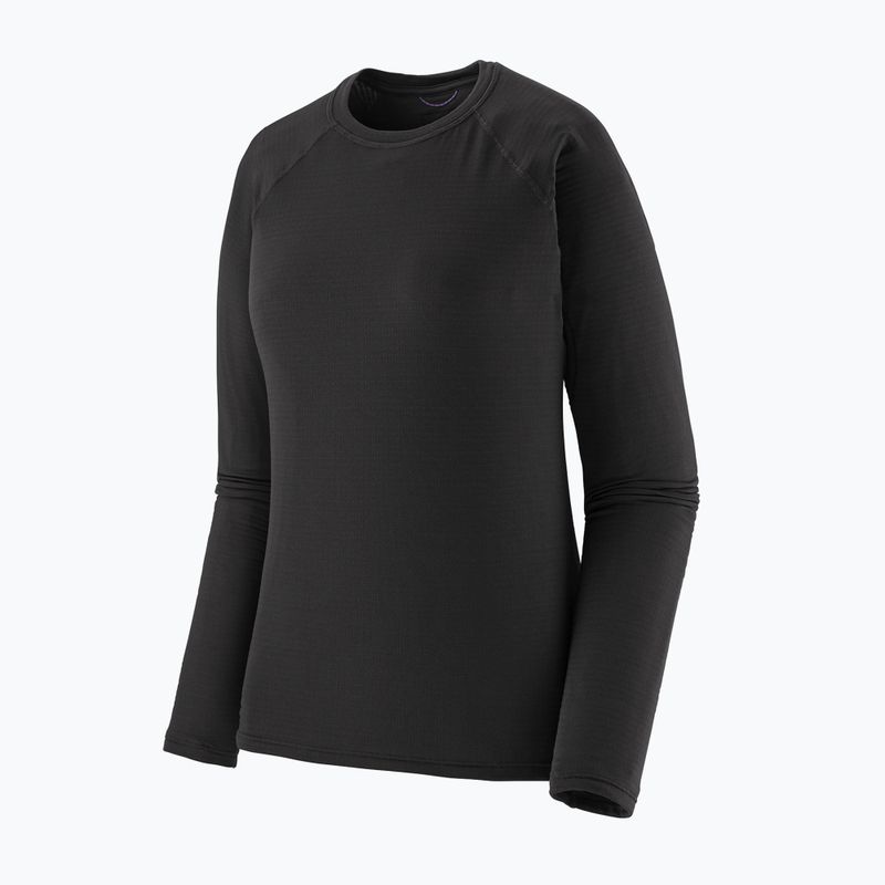 Női Termoaktiv pulóver Patagonia Capilene Termal Weight Crew black