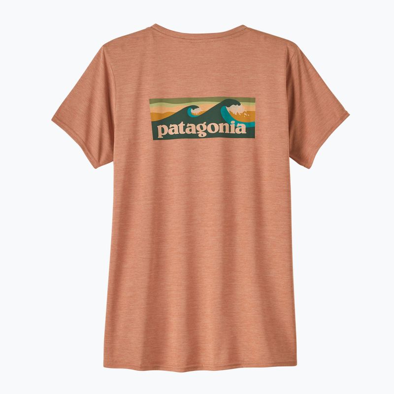 Női Patagonia Cap Cool Daily Graphic Shirt Waters boardshort logo/terrarózsaszín x-festék 2