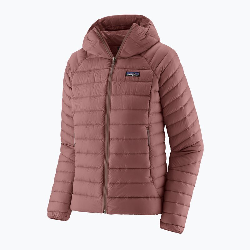 Női pehelykabát Patagonia Down Sweater Hoody dulse mauve 3