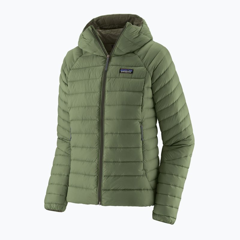 Női pehelykabát Patagonia Down Sweater Hoody terrain green 3