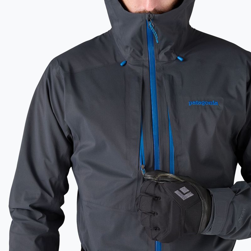 Férfi Patagonia M10 Storm smolder kék esőkabát 6