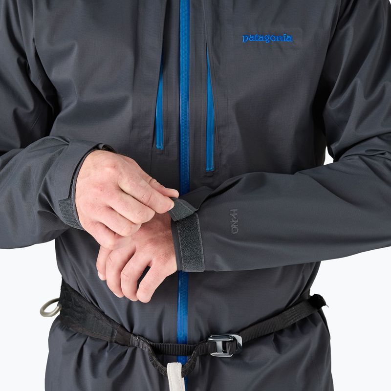 Férfi Patagonia M10 Storm smolder kék esőkabát 7