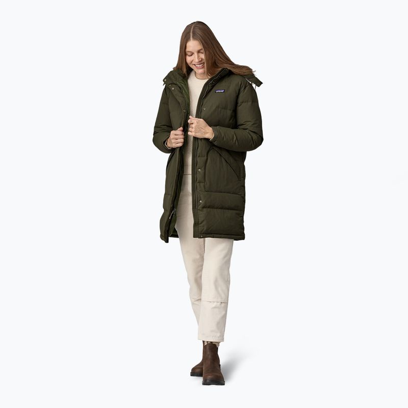 Női pehelykabát Patagonia Downdrift Parka pine needle green 2