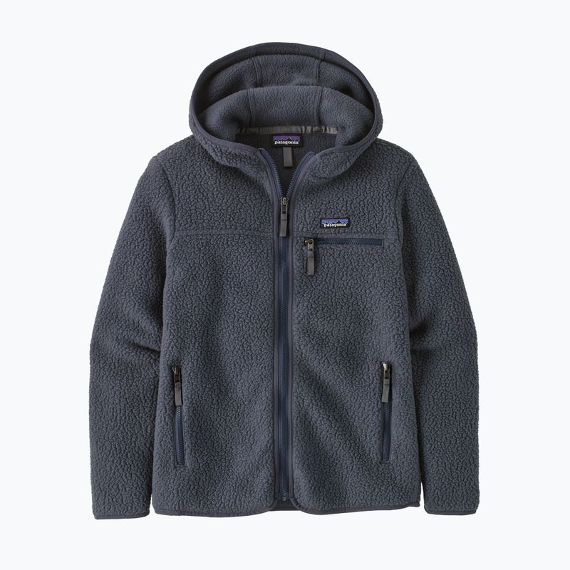 Női Patagonia Retro Pile Fleece kapucnis kapucnis füstölgő kék